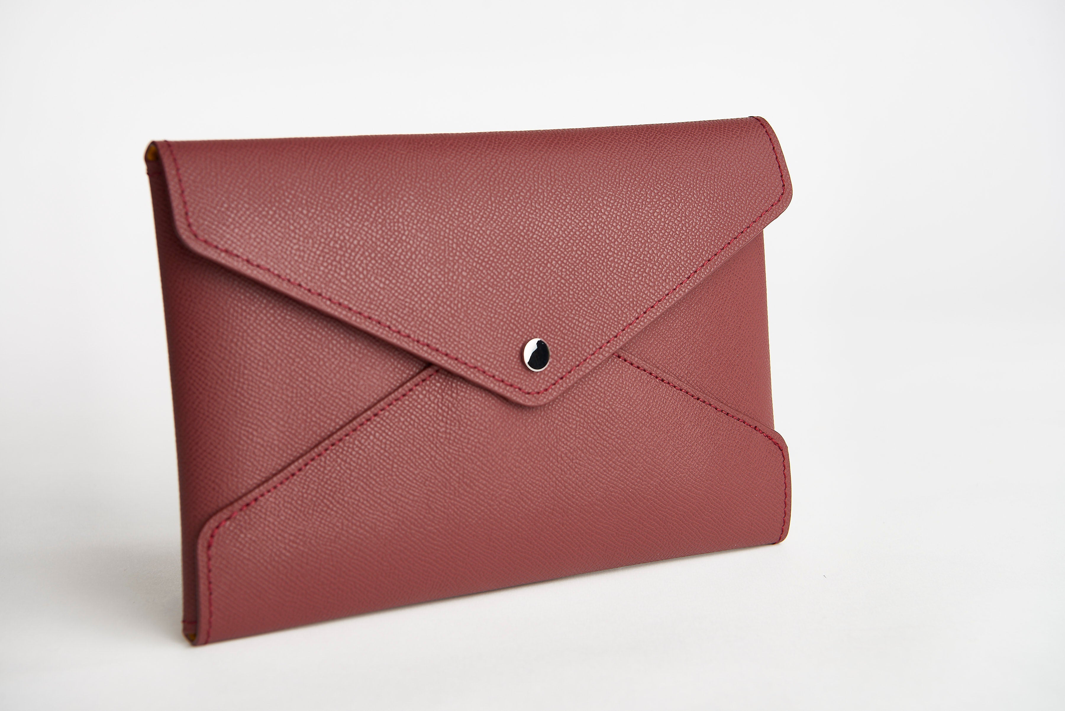Soul Carrier x ASU Maroon Epsom Leather Clutch
