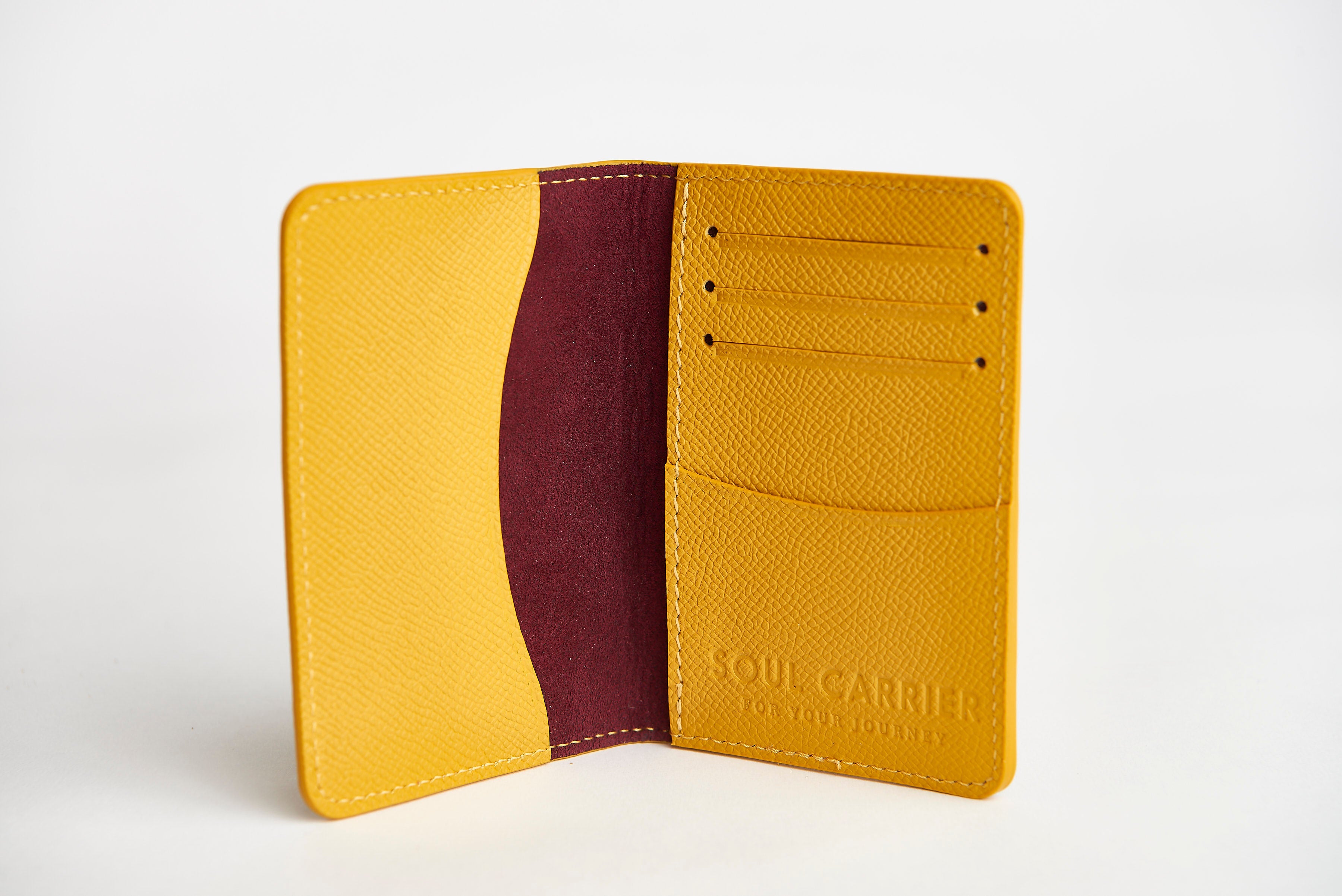 ASU Wallet: Gold Epsom Leather Bifold