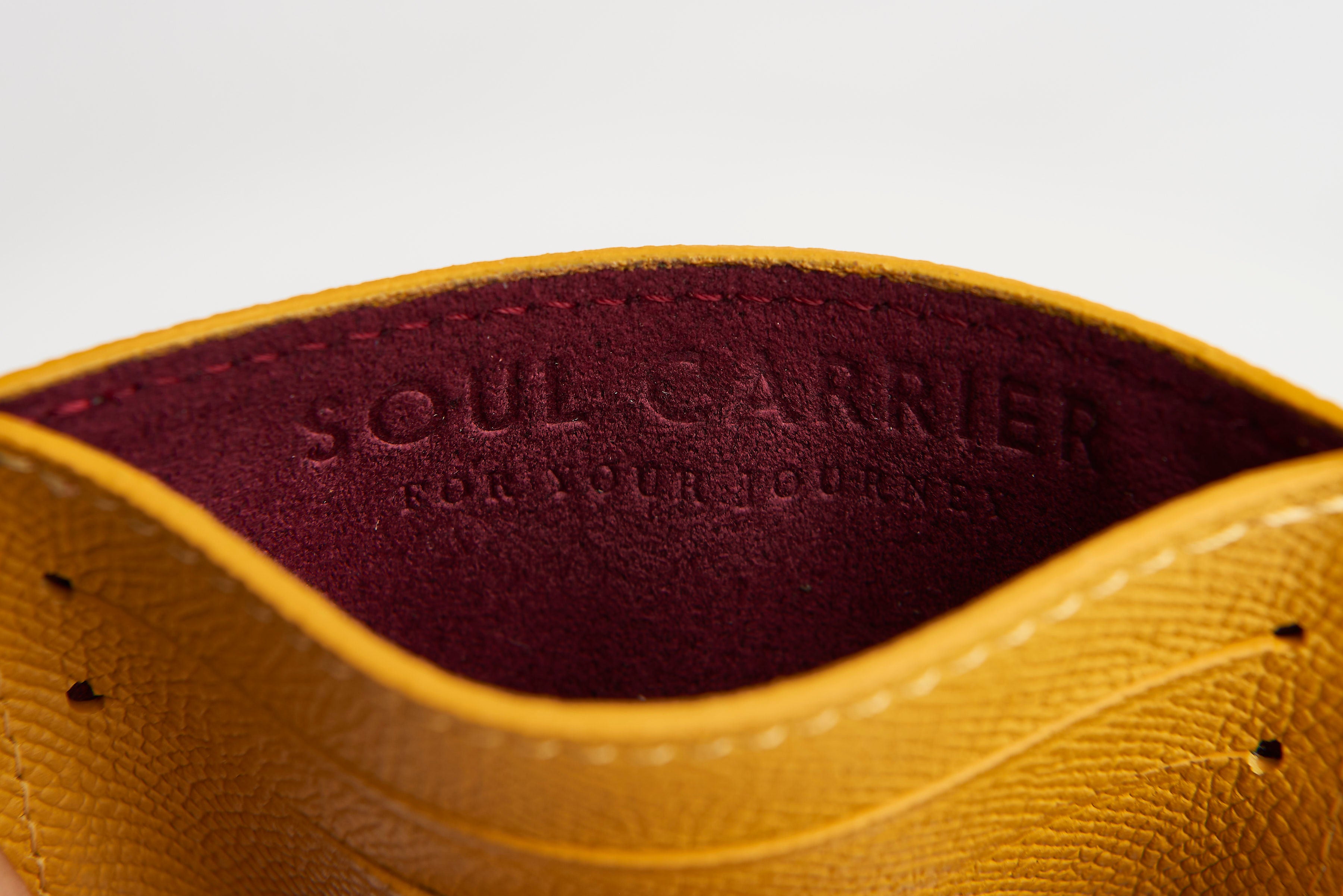 π‘ ASU Gold Epsom Leather Card Case