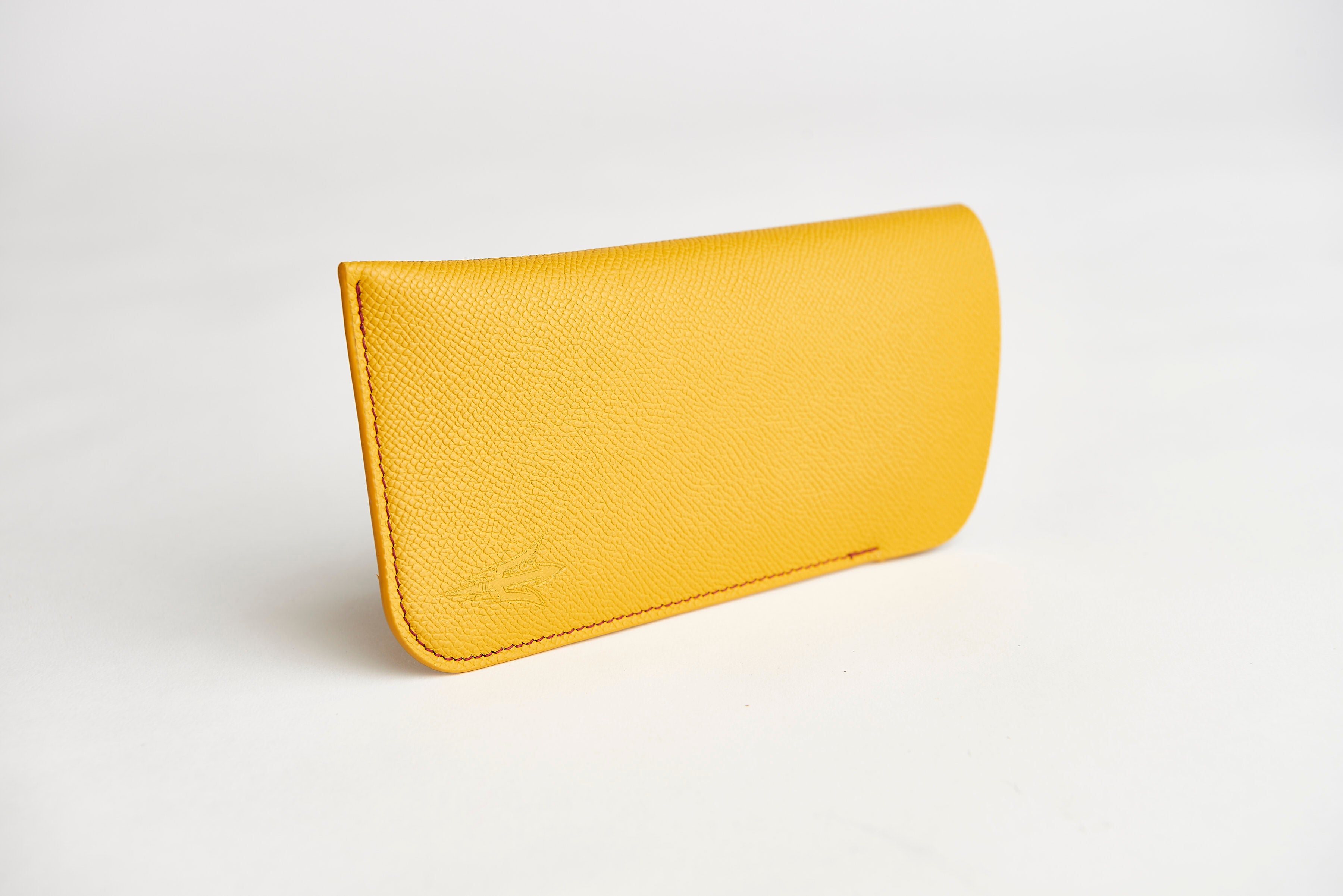 π‘ ASU Gold Epsom Leather Sunglass Case Holder