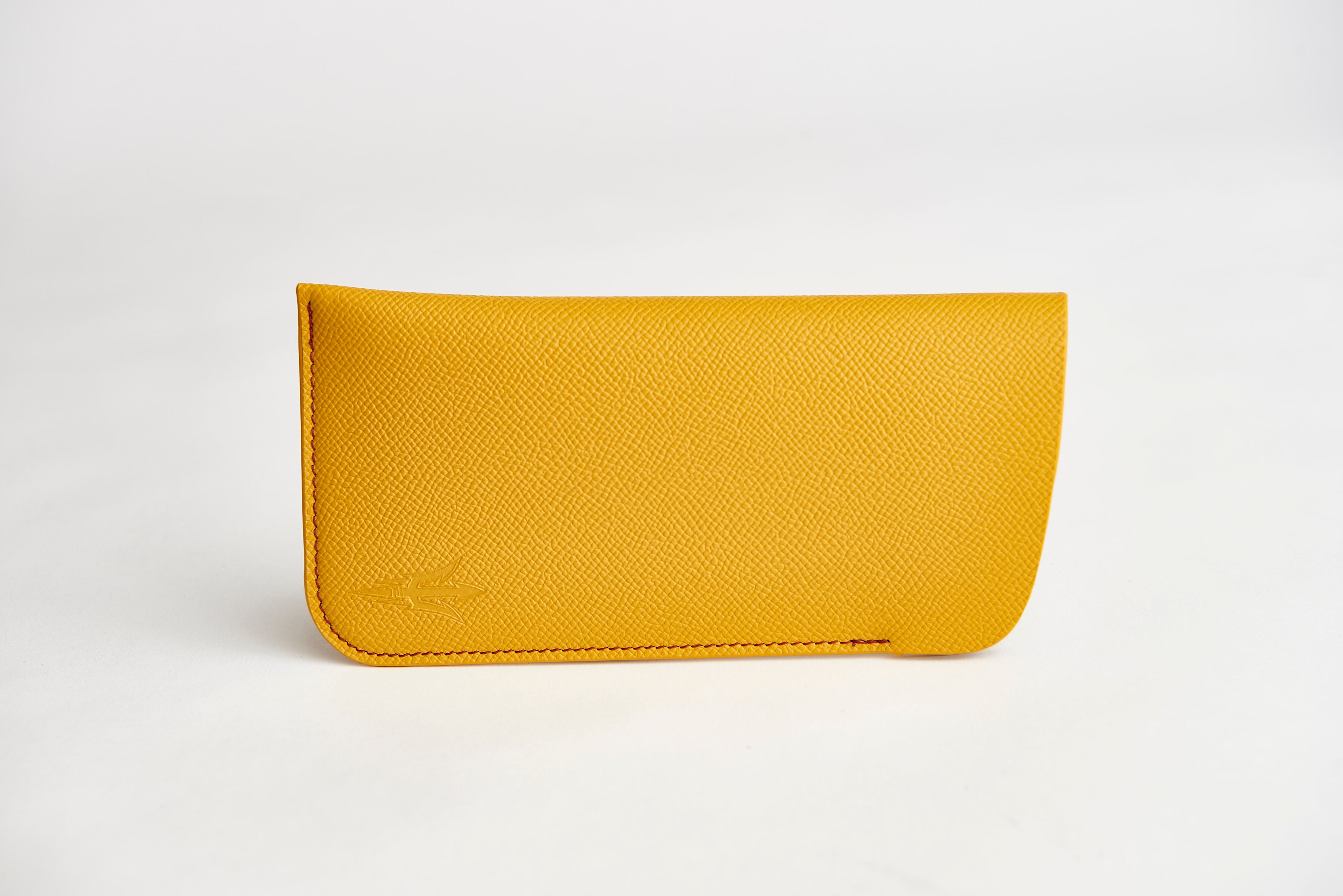 π‘ ASU Gold Epsom Leather Sunglass Case Holder