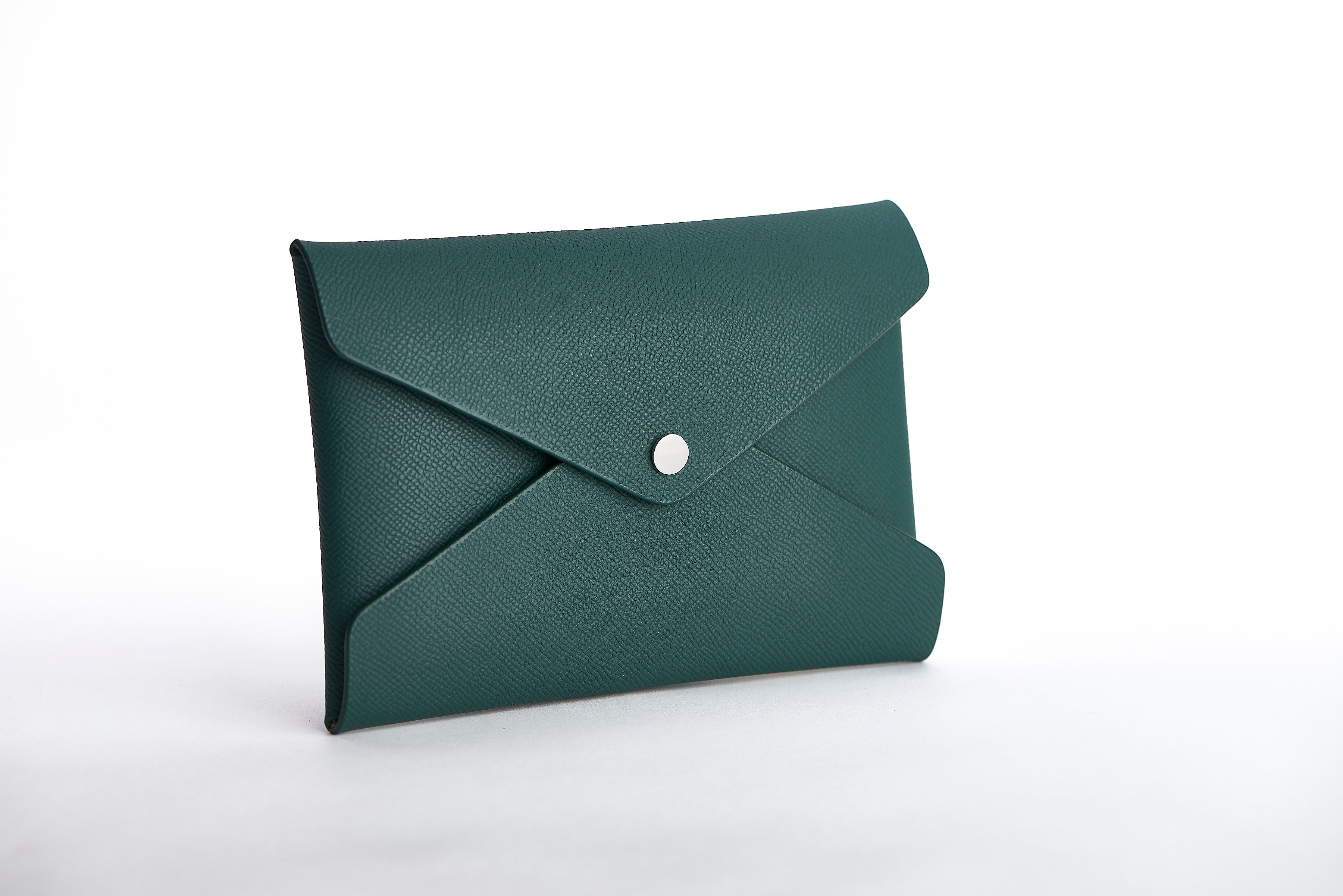 The Pochette Clutch - Hunter Green