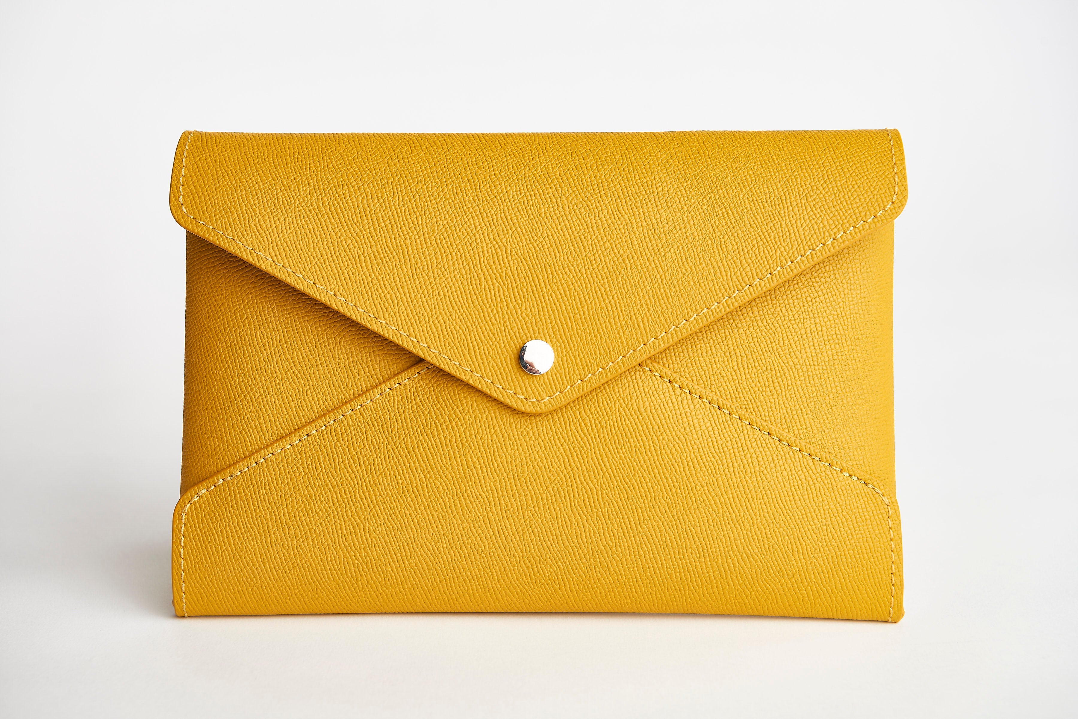 Soul Carrier x ASU Gold Epsom Leather Clutch