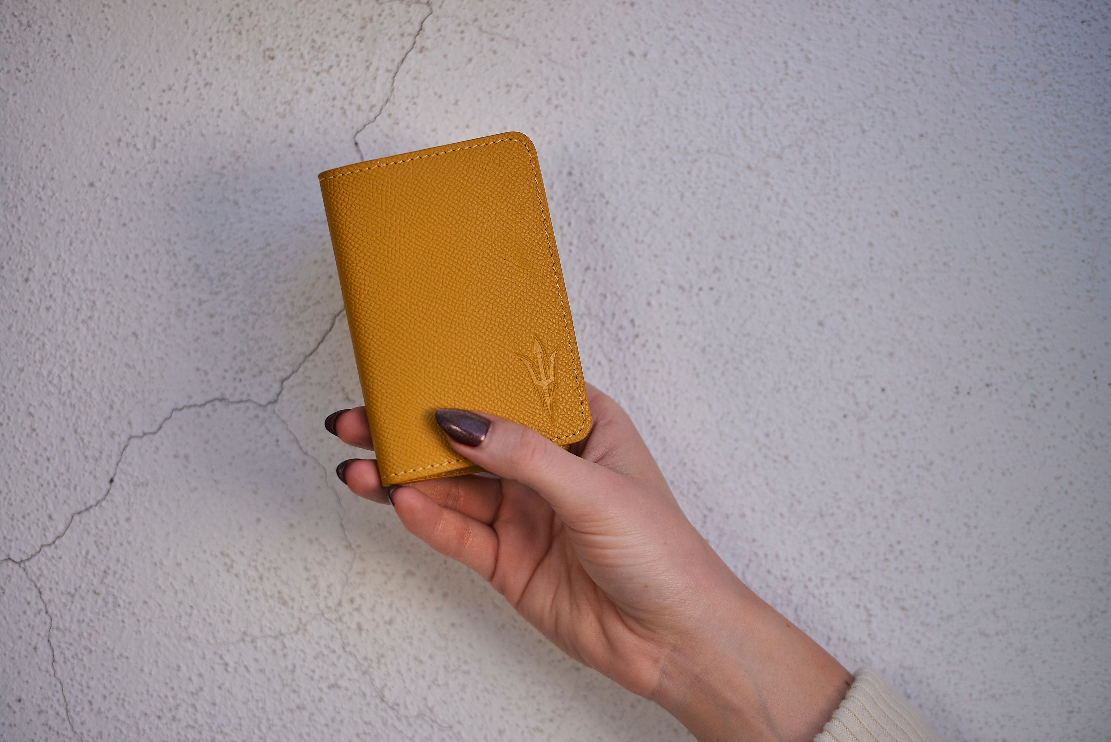ASU Wallet: Gold Epsom Leather Bifold