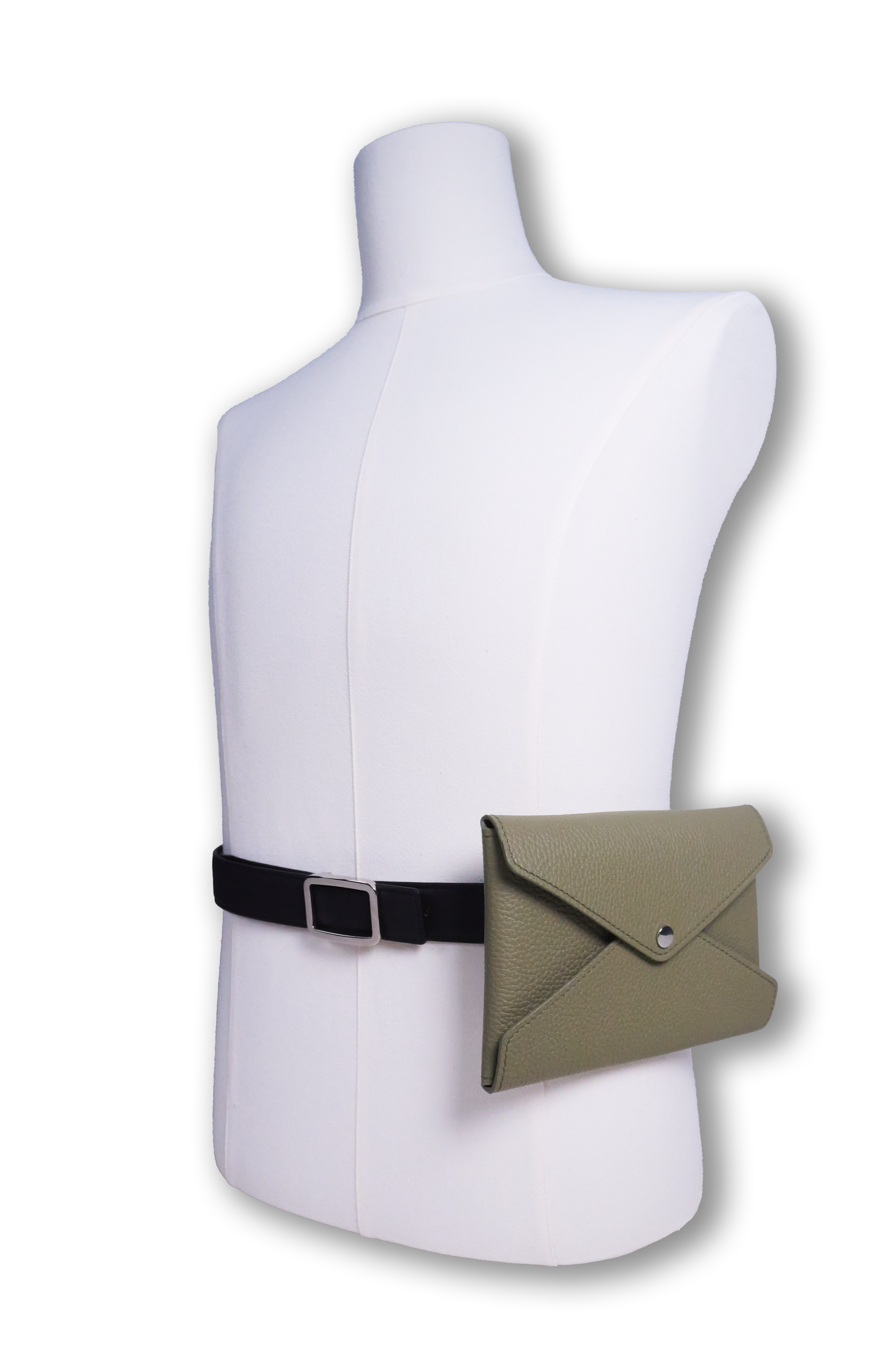 The Pochette Clutch - Hunter Green